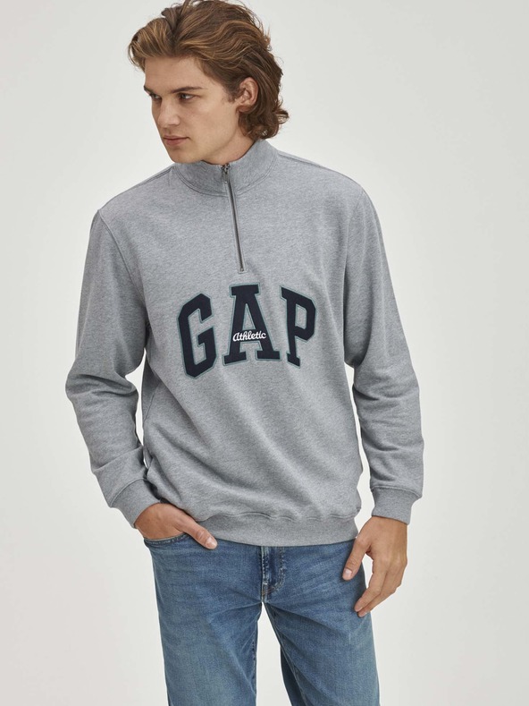 GAP Logo Sweatshirt Grau