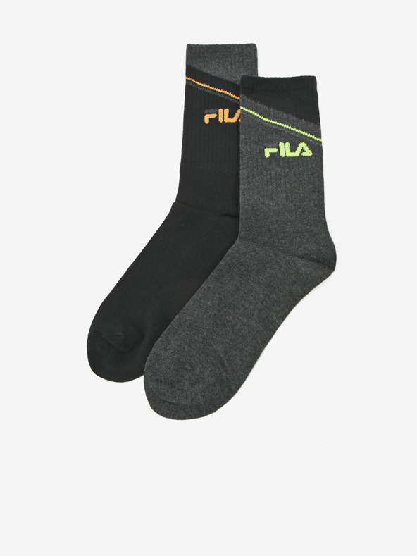 FILA Socken 2 Paar Schwarz