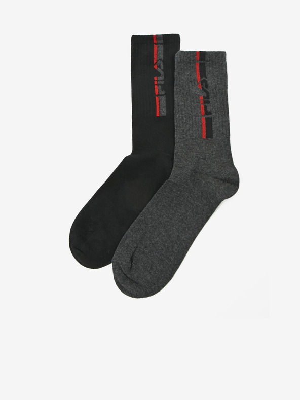 FILA Socken 2 Paar Schwarz