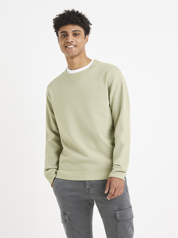 Celio Vewa Sweatshirt Grün