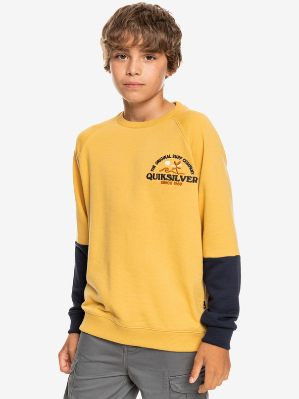 Quiksilver Open Spot Sweatshirt Kinder Gelb