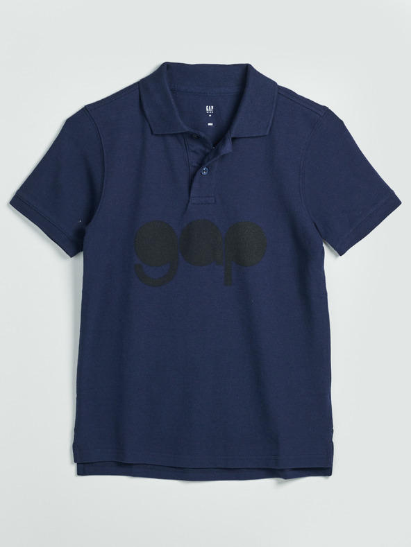 GAP Polo T- Shirt Kinder Blau