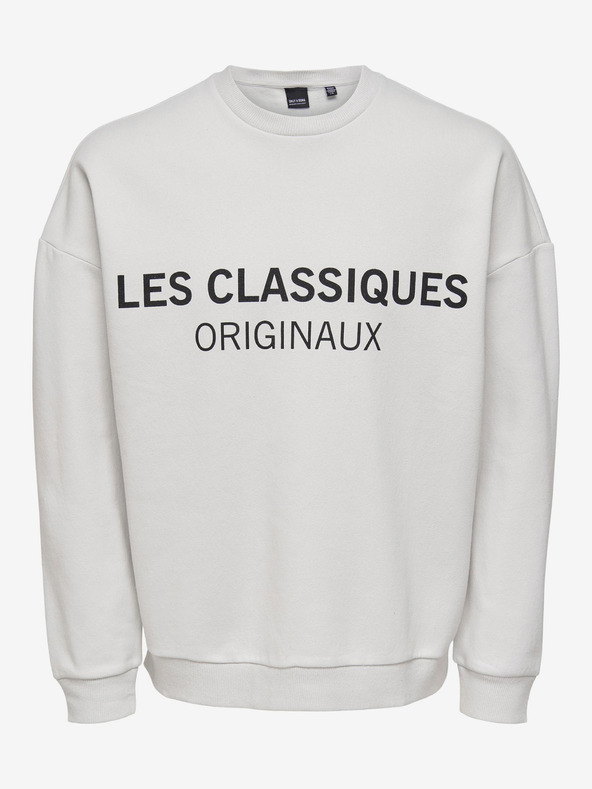 ONLY & SONS Les Classiques Sweatshirt Grau