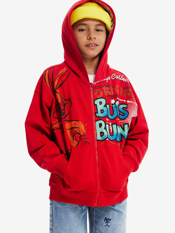 Desigual Bugs Sweatshirt Kinder Rot