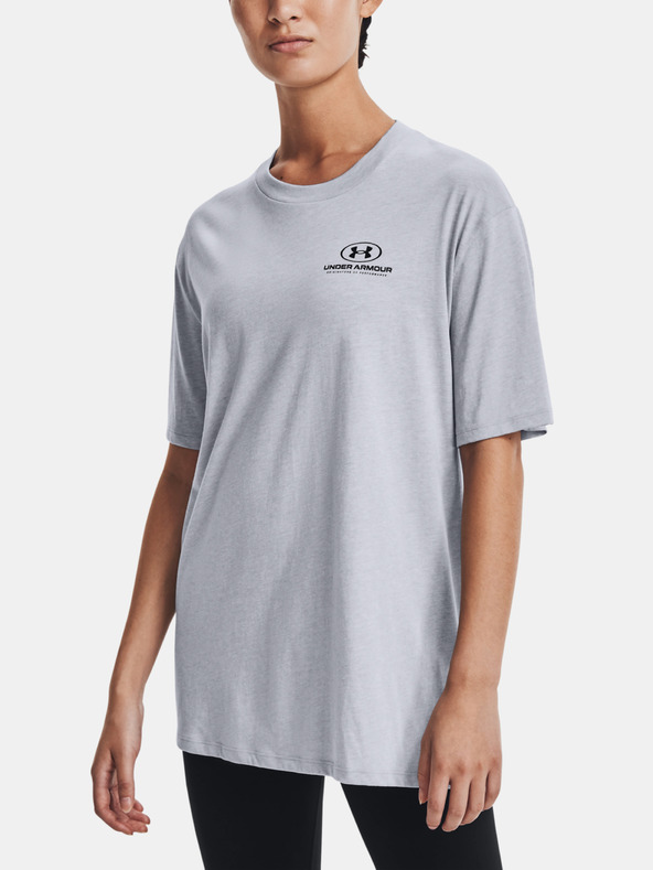 Under Armour Oversized Graphic SS T-Shirt Grau