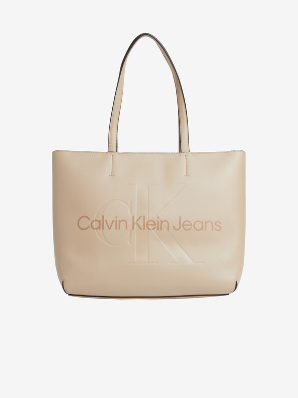 Calvin Klein Jeans Einkaufstasche Beige