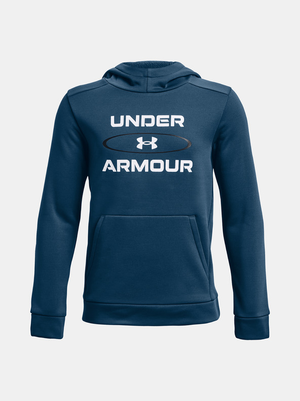 Under Armour UA Armour Fleece Graphic HD Sweatshirt Kinder Blau