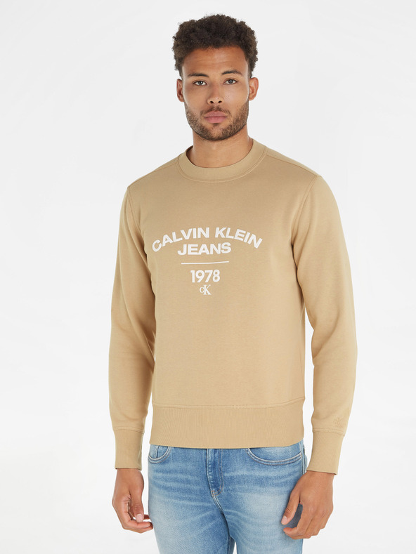 Calvin Klein Jeans Pullover Beige
