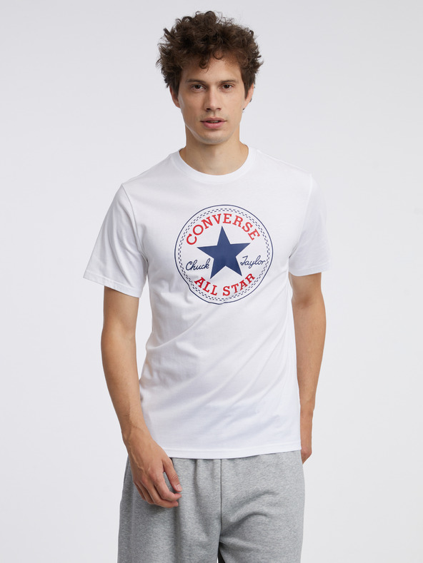 Converse Polo T-Shirt Weiß