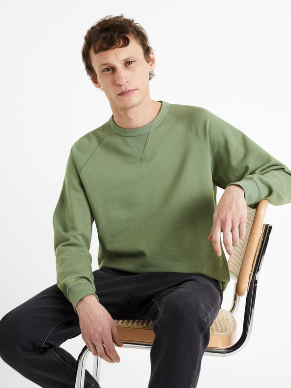 Celio Debiais Sweatshirt Grün