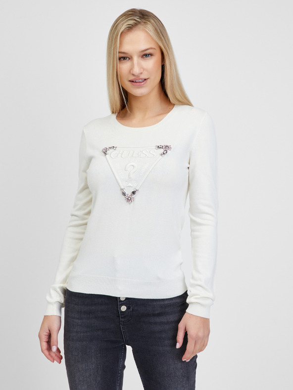 Guess Ines Pullover Weiß