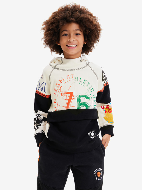 Desigual Renne Sweatshirt für Kinder Schwarz