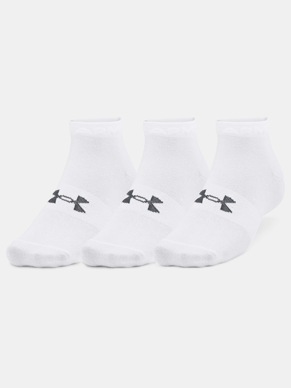 Under Armour Essential Low Cut Socken 3 Paar Weiß
