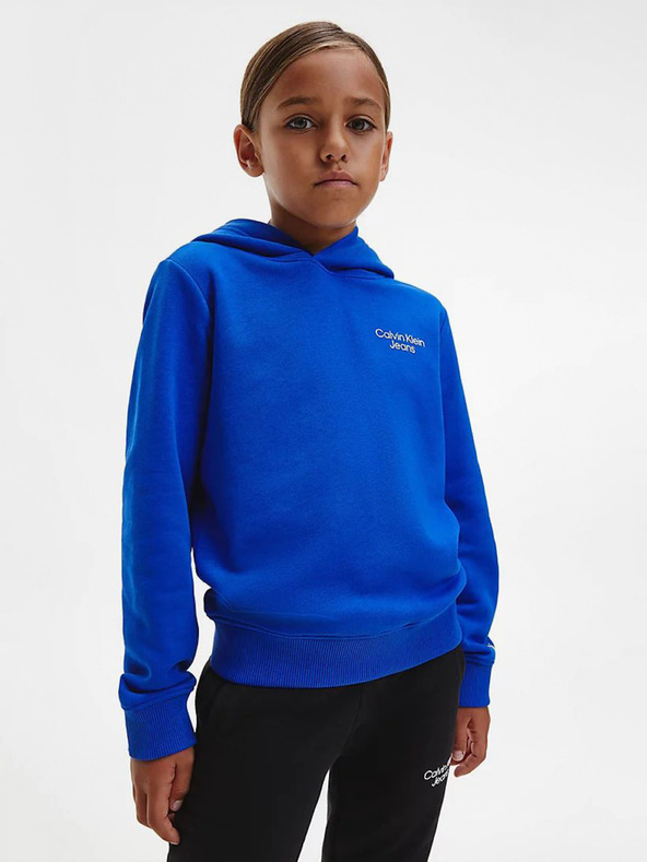 Calvin Klein Jeans Sweatshirt Kinder Blau