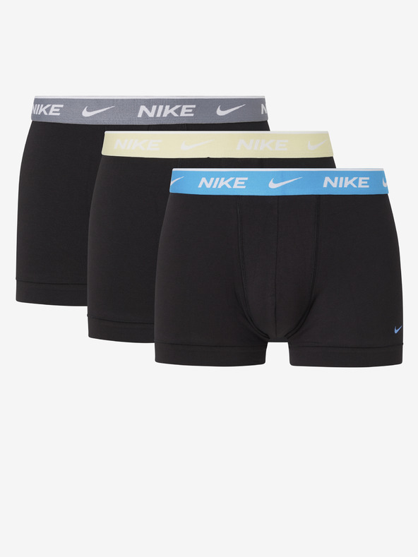 Nike Boxershorts 3 Stück Schwarz