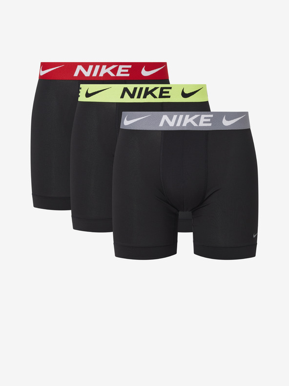 Nike Boxershorts 3 Stück Schwarz