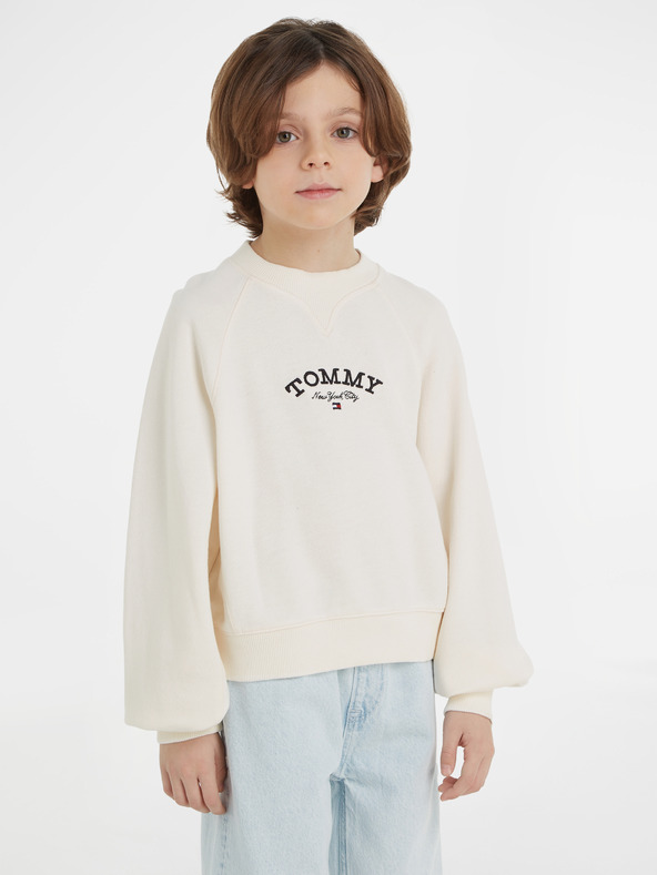Tommy Hilfiger Sweatshirt Kinder Weiß